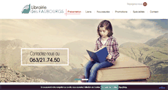 Desktop Screenshot of librairiedesfaubourgs.be